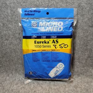 Generic Eureka Type AS Vacuum Cleaner Bags for model AS1050 # E-68155-6 - 3 Pack